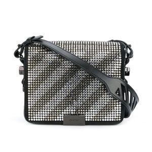 Off White swarvorkski Crystal Binder Clip Bag Rare